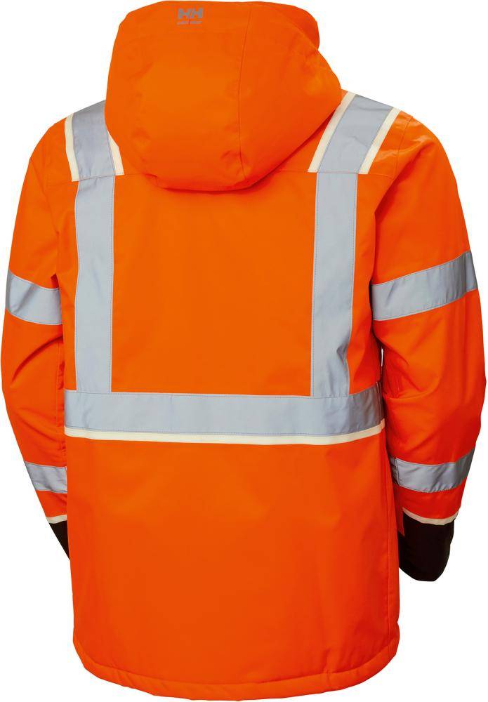 Warn-Winterjacke, orange, Gr.S
