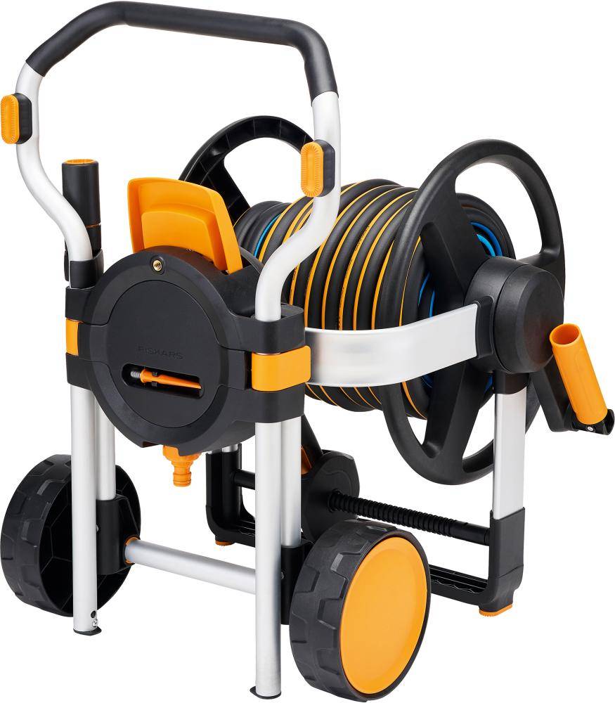 Fiskars Schlauchwagen Waterwheel XL manuell, All in Set