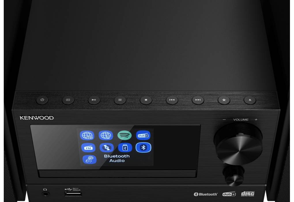 Kenwood Electronics Electronics Kenwood M-7000S Home Audio Mini System Black 1 Disc - Lautsprecher - 7.1