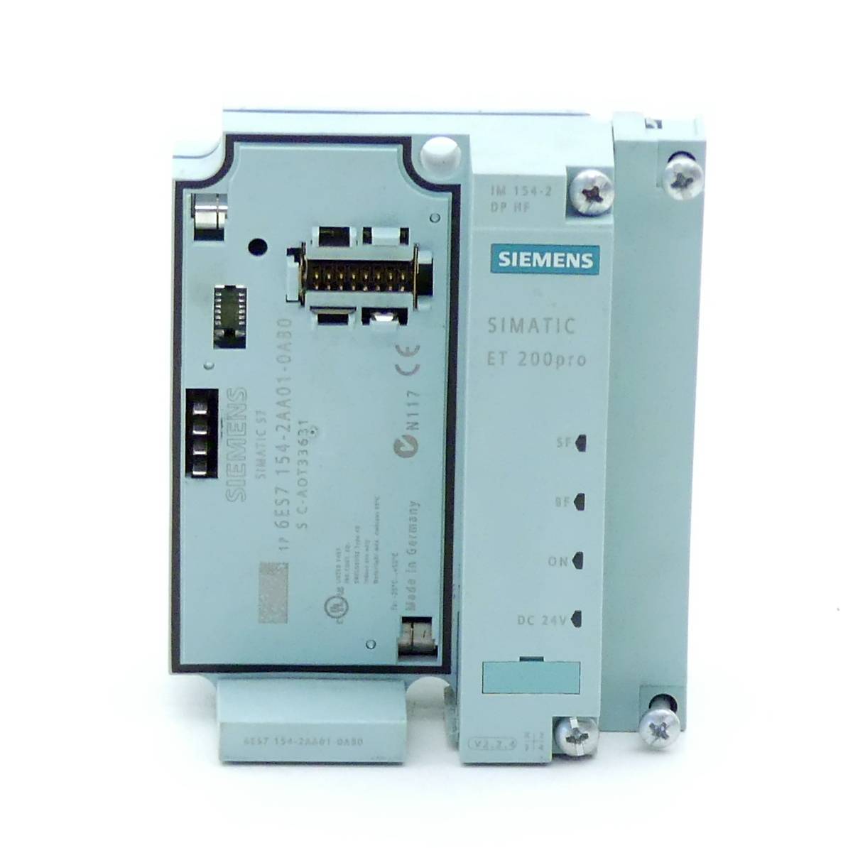 Siemens Siemens 6ES71542AA010AB0 SIMATIC DP, PROFIBUS-DP Interface-Modul IM 154-2 High Feature für ET 200 PRO inkl. Absc