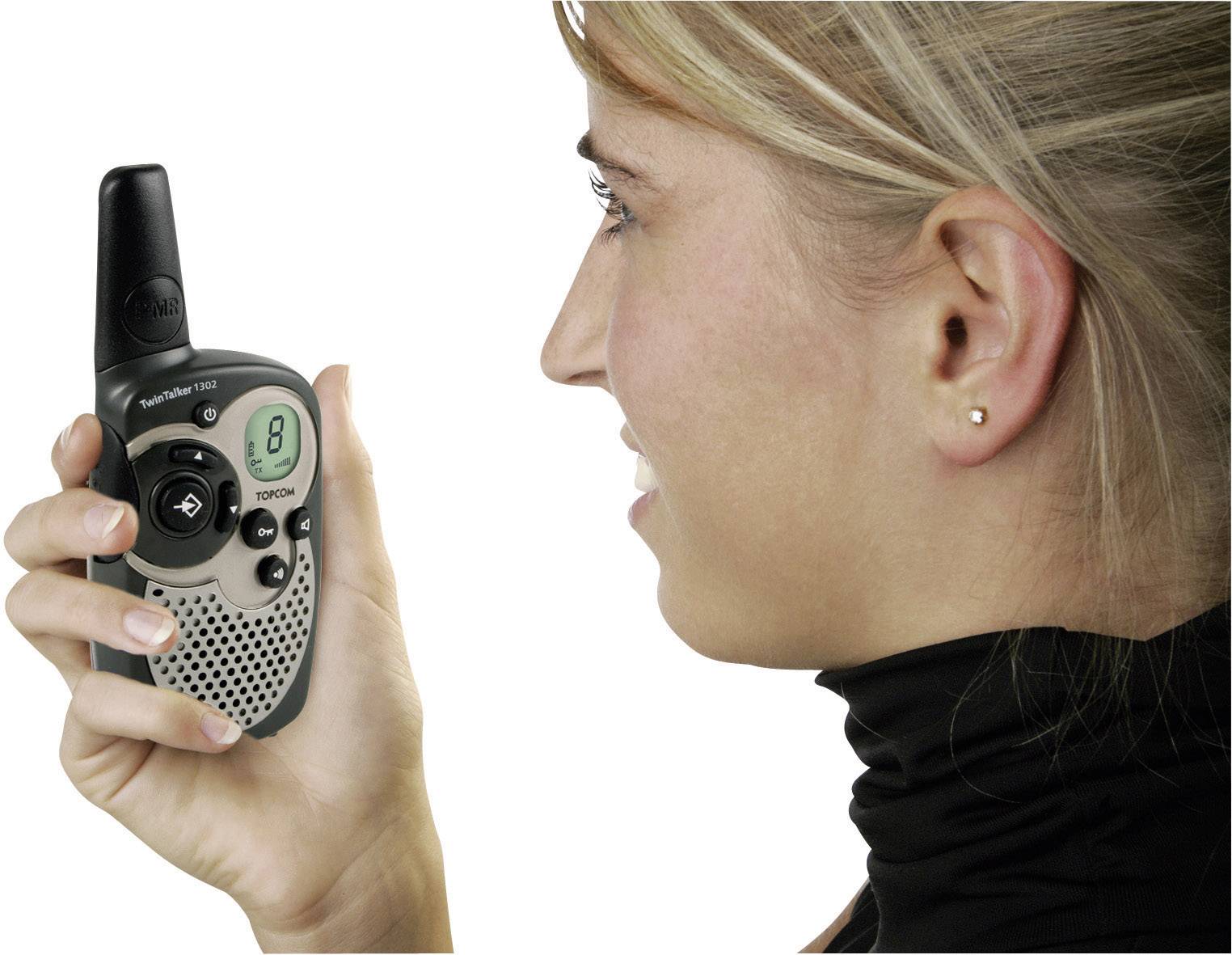 Topcom TT 1302 Duo RC-6400 PMR-Handfunkgerät 2er Set