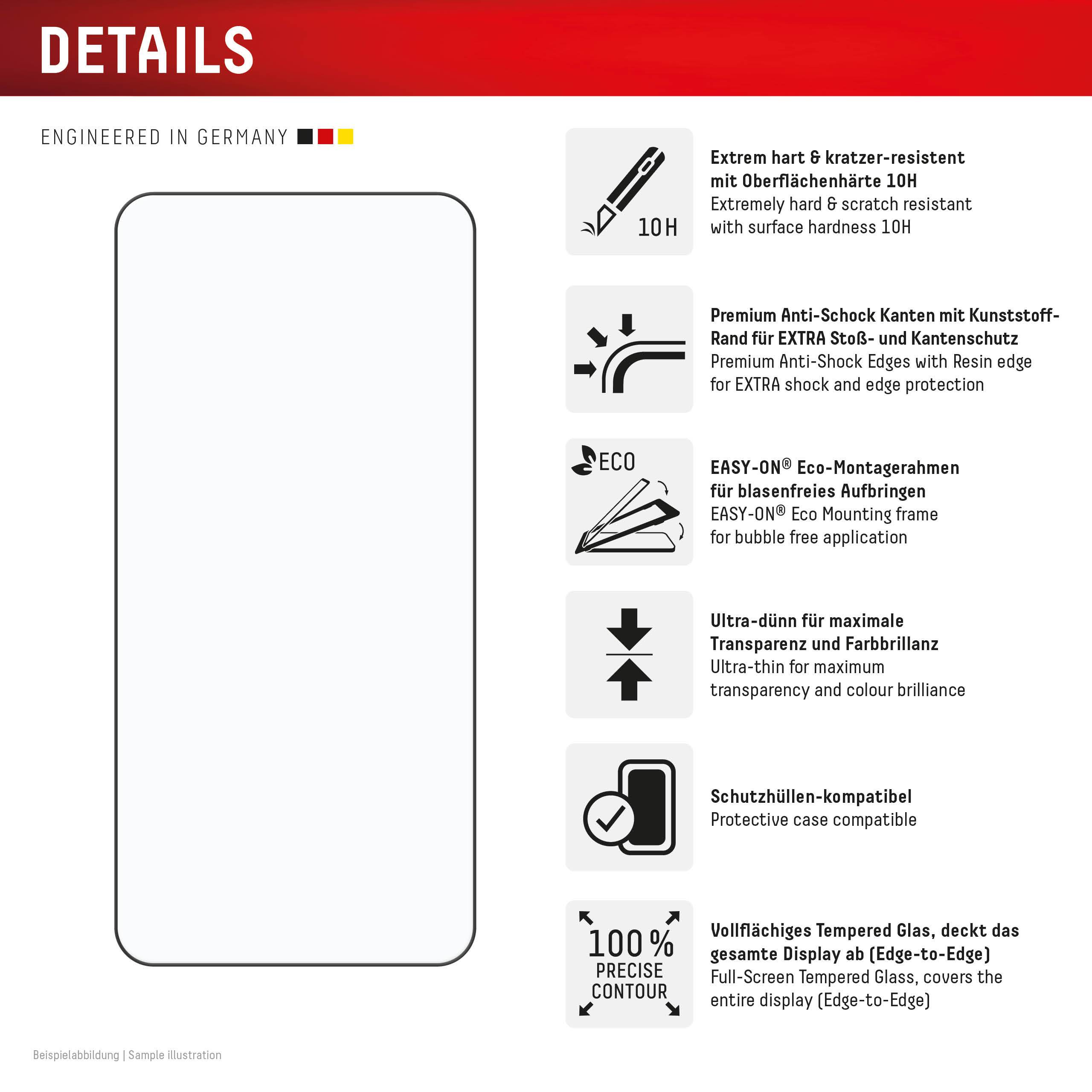 E.V.I. 01898, Samsung, Galaxy S24+, Staubresistent, Kratzresistent, Transparent, 1 Stück(e)
