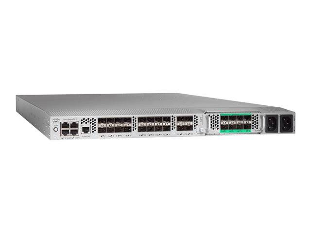 Cisco N5K-C5010P-B-S Switch - 20 Anschlüsse - managed - mit 2x Cisco MDS 9000 Family 2/4/8-Gbps Fibre Channel-Shortwave,