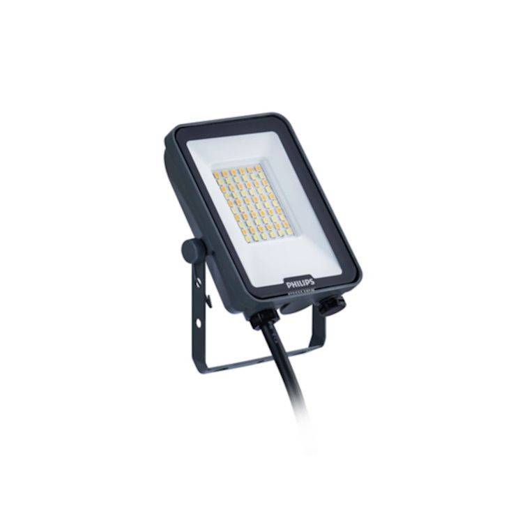 PHIL LED-Strahler Ledinaire IP65 grau 20W 2400lm 3000/4000/6500K symmetrisch Techn.Licht/Wohnraum