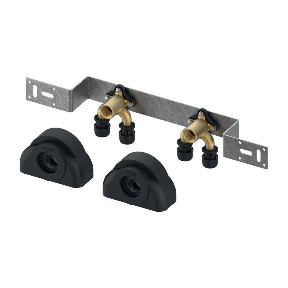 Tece logo-Ax Montageeinheit 150mm mit U-Doppelwandscheibe Dimension 16 x Rp 1/2", Siliziumbronze