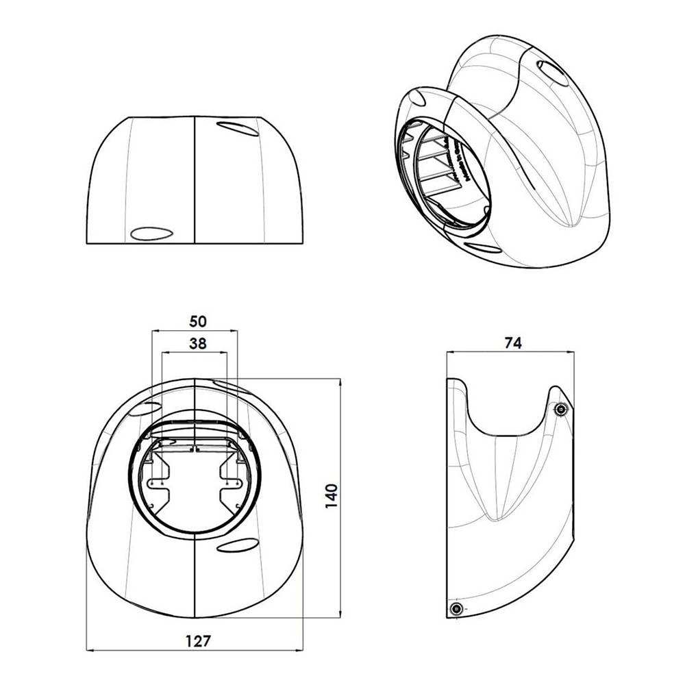 Typ 2 Ladekabelhalter für Wallboxen