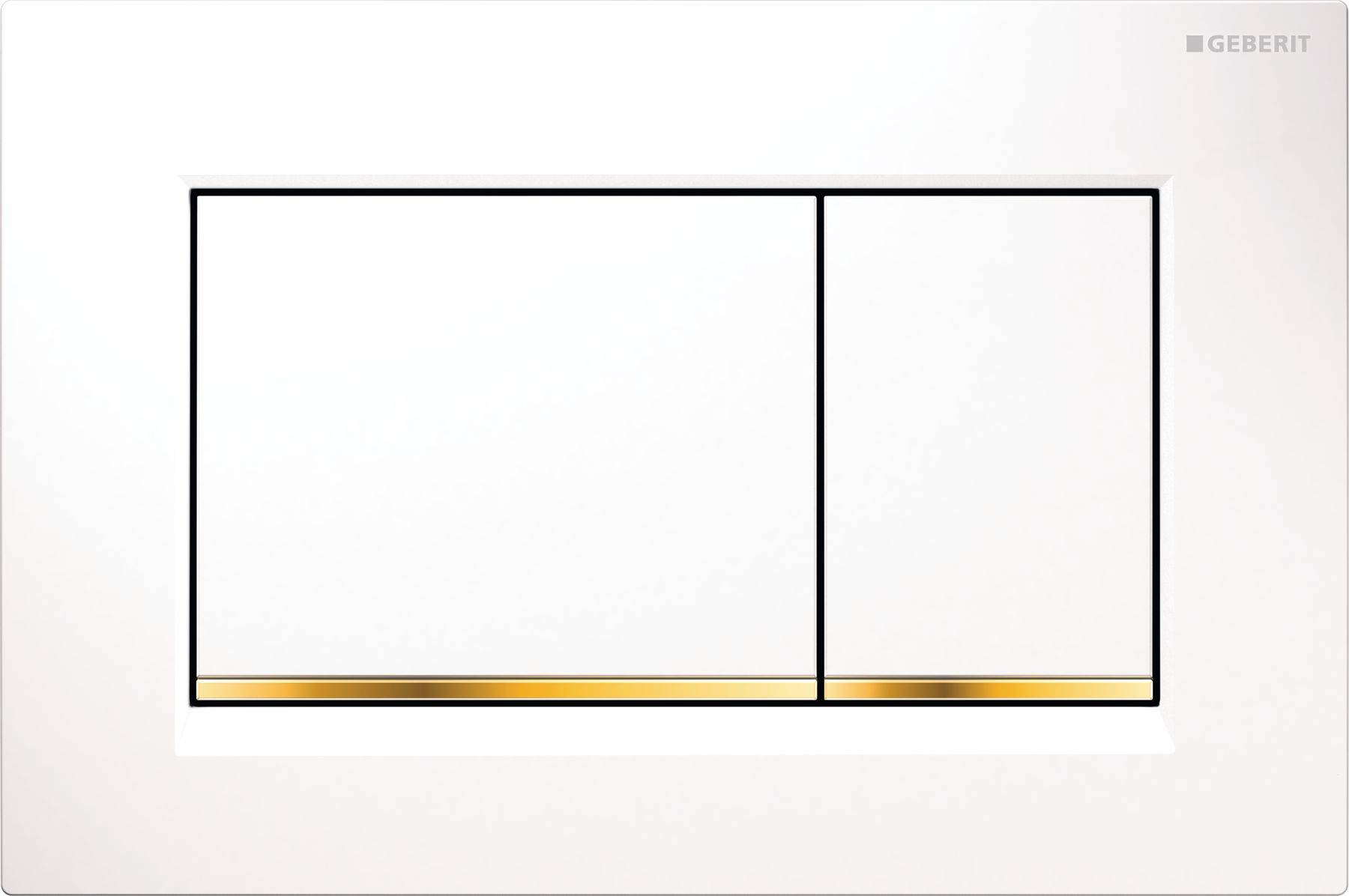 Geberit 115883KK1, Sigma20 Betätigungsplatte Square weiß