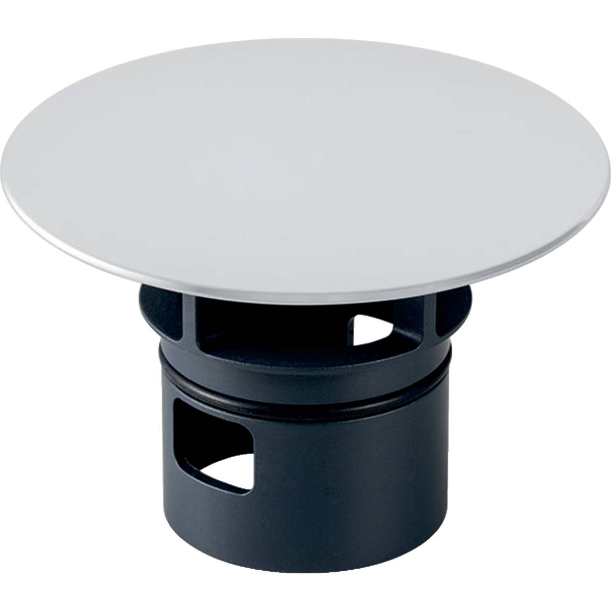 Geberit 241993211, Clou Ventilabdeckung für Waschbeckenanschluss chrom