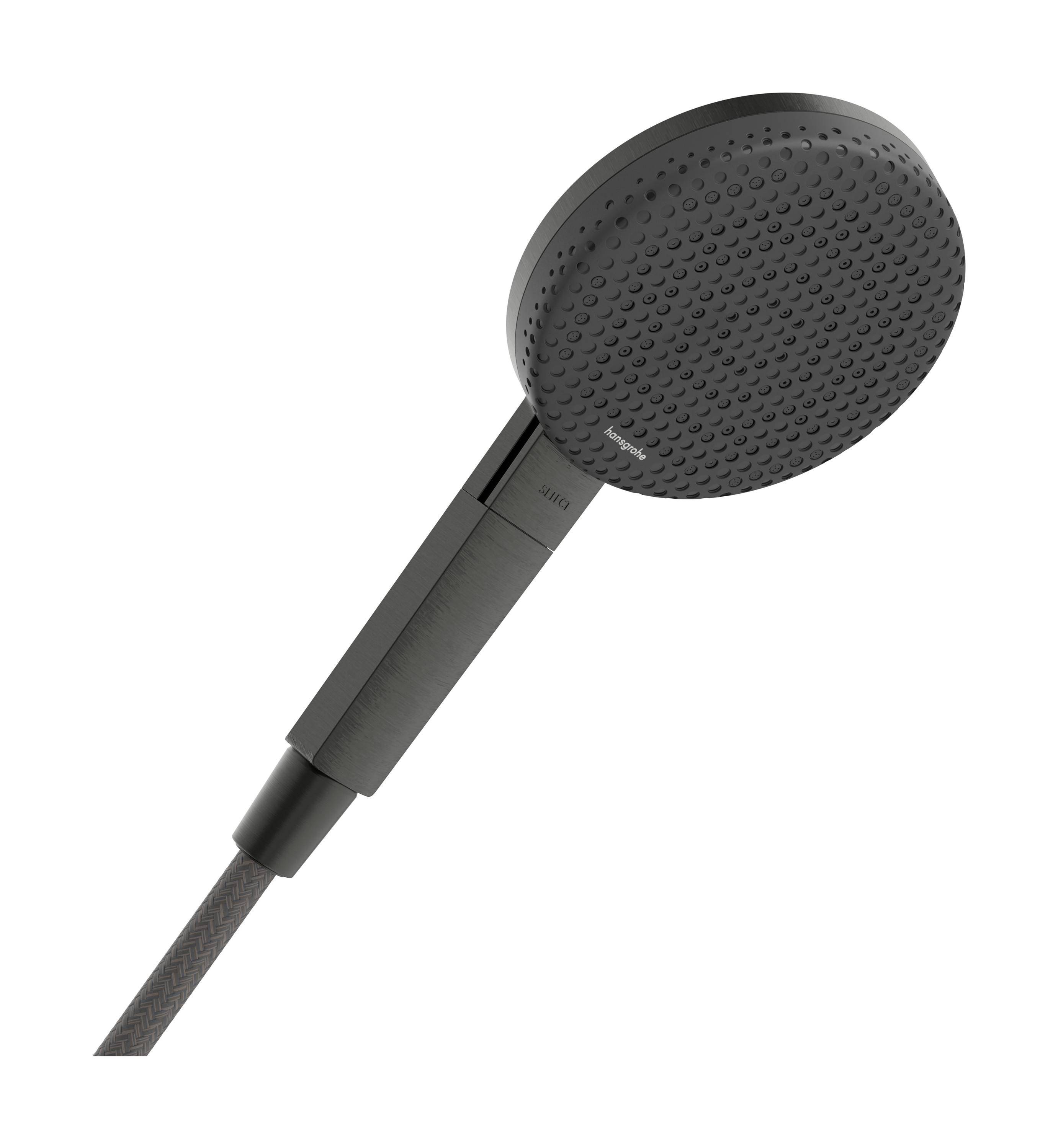 Hansgrohe Raindance Alive Select S Handbrause 125mm, 10,8l/min, 3jet, Brushed Black Chrome