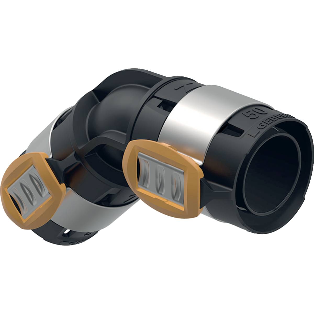Geberit GE FlowFit, Bogen, PPSU, 45 Grad, d63mm, 1 Stk.