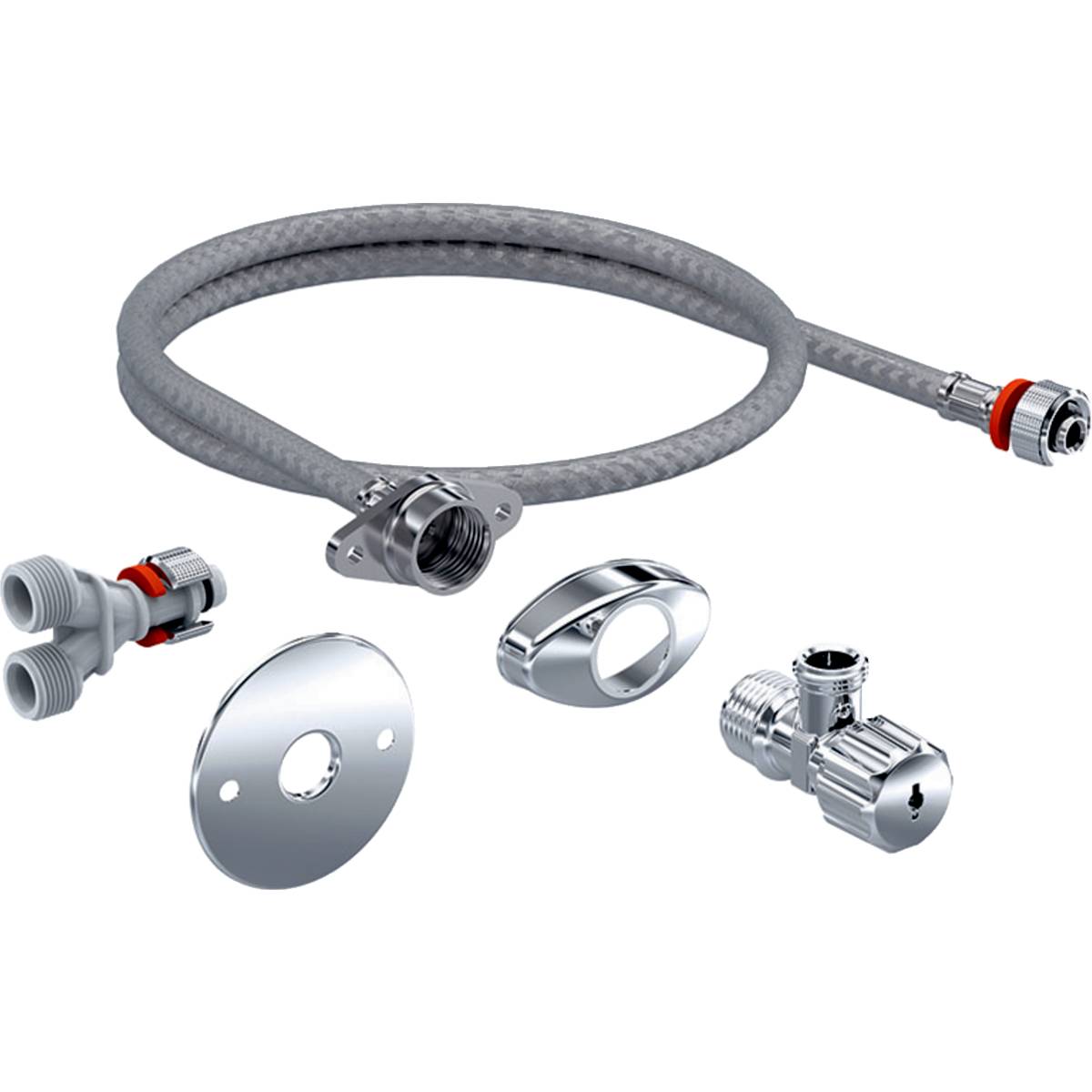 Geberit 147035001, Wasseranschlussset für AquaClean Tuma WC-Aufsätze, UP-Spülkasten 12 cm