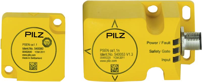 Pilz PSEN Transponder M12 Berührungsloser Sicherheitsschalter 24V dc aus Polybutylenterephthalat, 2 Schließer,