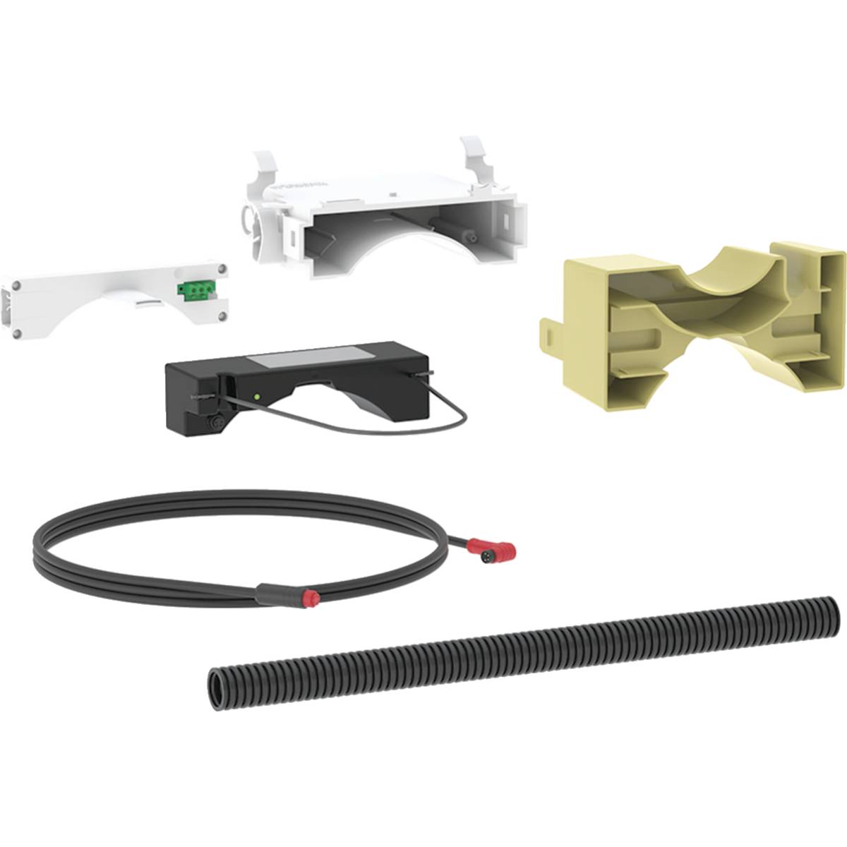 Geberit 116098006, Set Elektro- und Kommunikationsanschlussdose und Netzteil für Montageelement