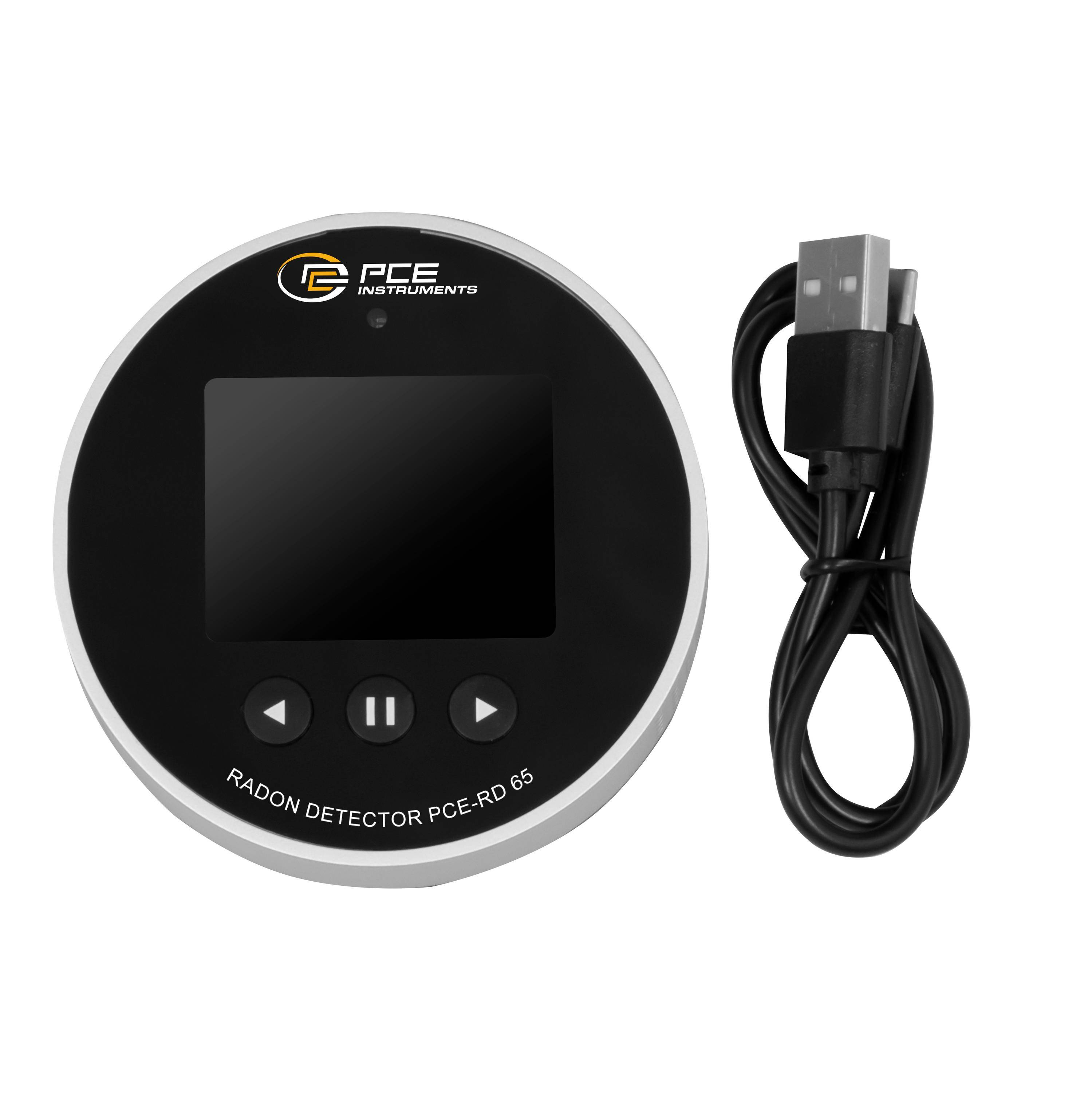 PCE Instruments PCE-RD 65 Radon-Messgerät 3.3 - 37000 Bq/m³ mit Datenloggerfunktion kalibriert Werksstandard (ohne Zertifikat)