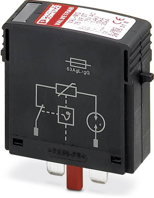 Phoenix Contact 2856595 VAL-MS 350 VF ST Überspannungsschutz-Ableiter steckbar 10er Set Überspannungsschutz für: Verteilerschrank