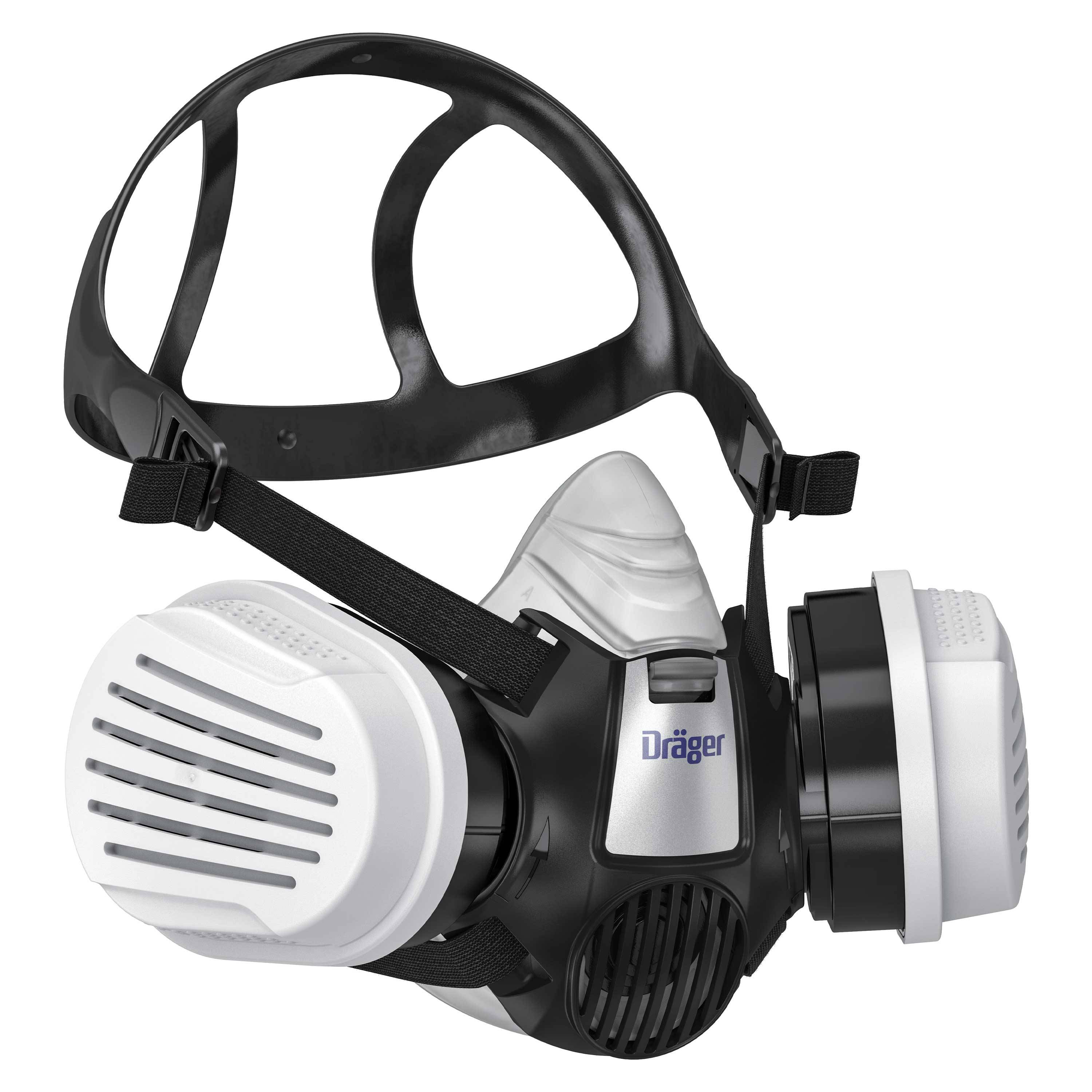 Halbmaske X-plore® 3300 R57794 Größe M Typ Chemiearbeit-Set Material Soft-TPE Scheibe ohne Anschluss Bajonett Inhalt 1 X