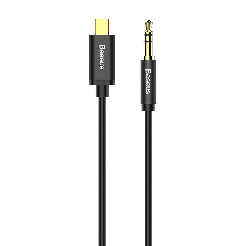 Baseus Yiven Audiokabel USB-C auf Miniklinke 3,5mm, 1.2m (Schwarz)