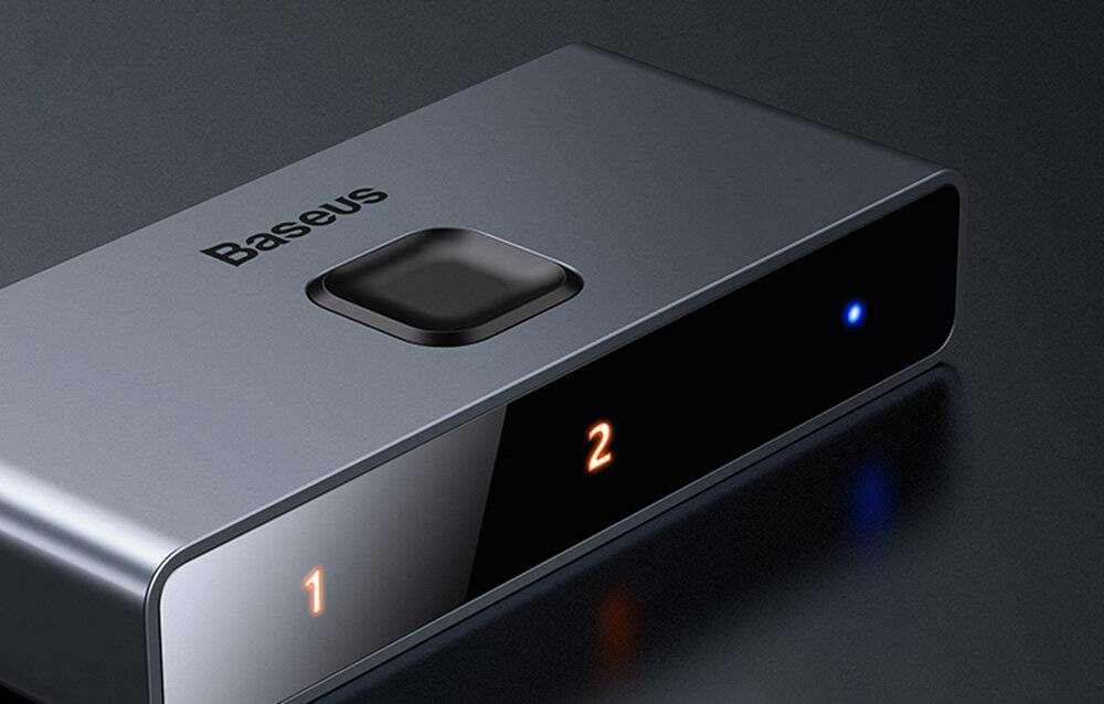 Baseus Matrix Zwei-Wege-Verteiler / Splitter HDMI, 2x1 / 1x2, 4K