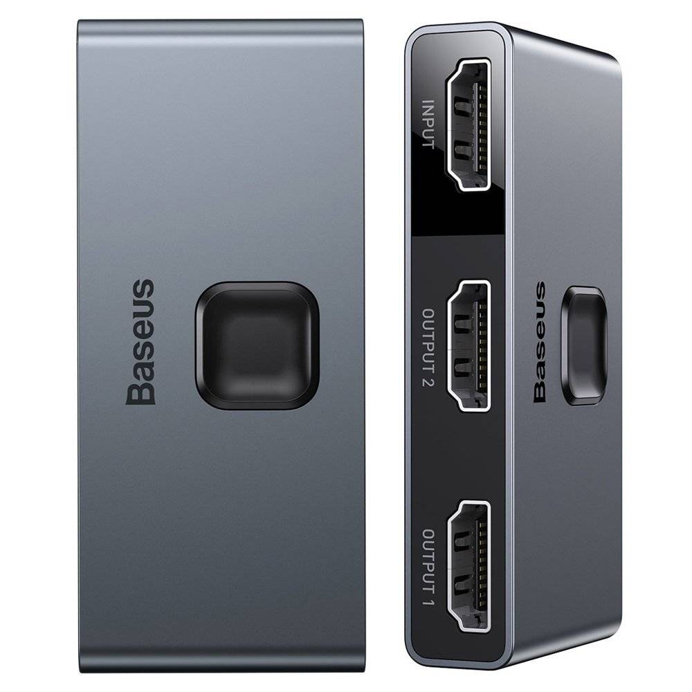 Baseus Matrix Zwei-Wege-Verteiler / Splitter HDMI, 2x1 / 1x2, 4K