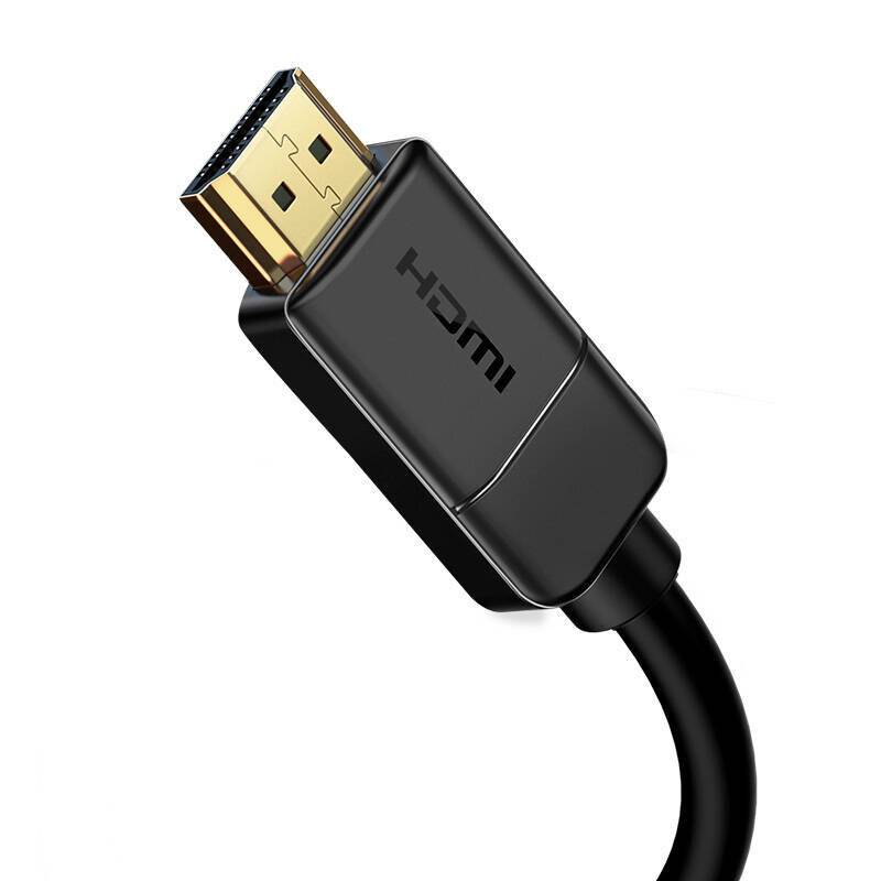 Baseus 2x HDMI 2.0 4K 30Hz Kabel, 3D, HDR, 18Gbps, 8m (schwarz)