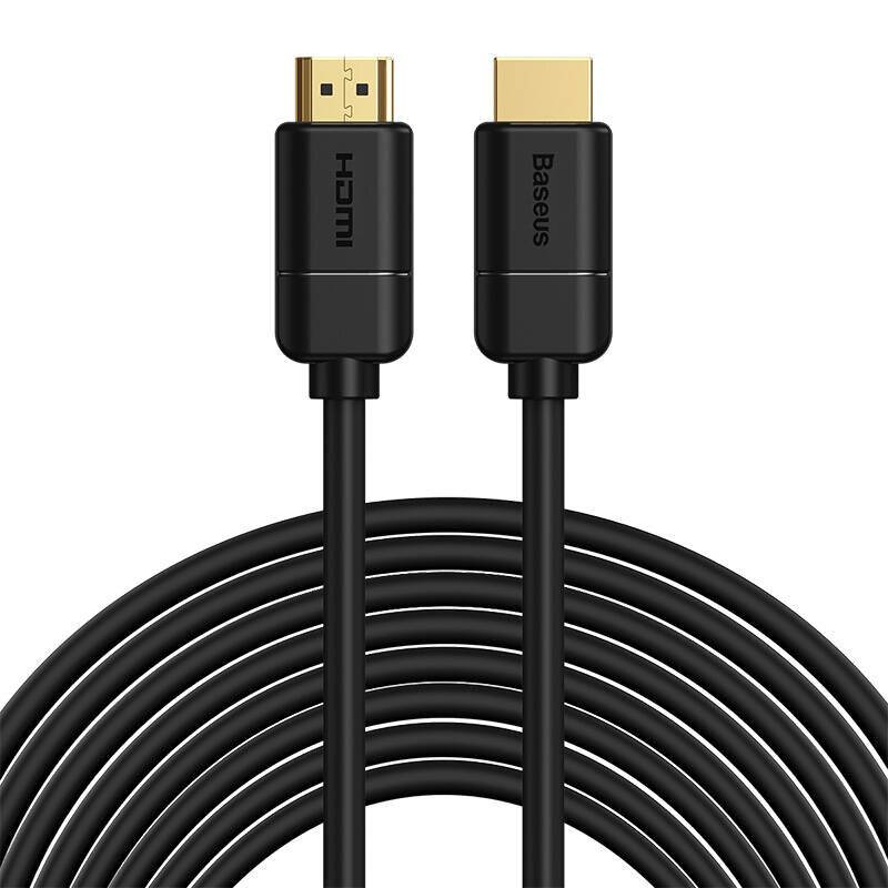Baseus 2x HDMI 2.0 4K 30Hz Kabel, 3D, HDR, 18Gbps, 8m (schwarz)