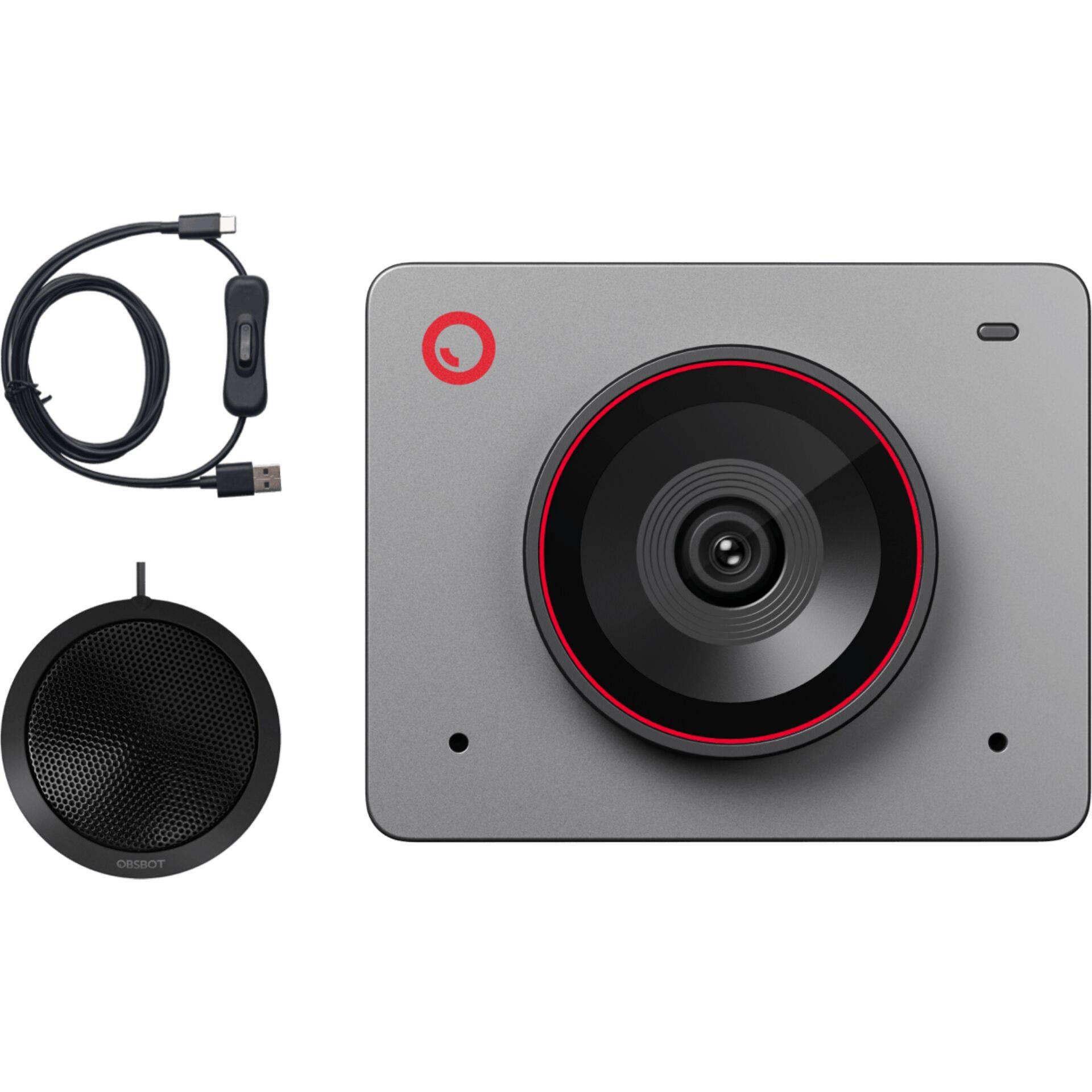 Meet 2 Combo Space Grey Webcam - Netzwerkkamera