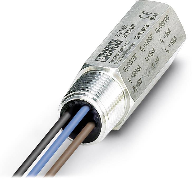 Phoenix Contact 2800035 S-PT-EX-24DC-1/2" Überspannungsschutz-Einschraubmodul Überspannungsschutz für: Verteilerschrank 0.26 kA