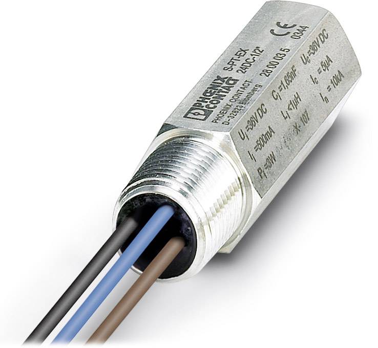Phoenix Contact 2800035 S-PT-EX-24DC-1/2" Überspannungsschutz-Einschraubmodul Überspannungsschutz für: Verteilerschrank 0.26 kA