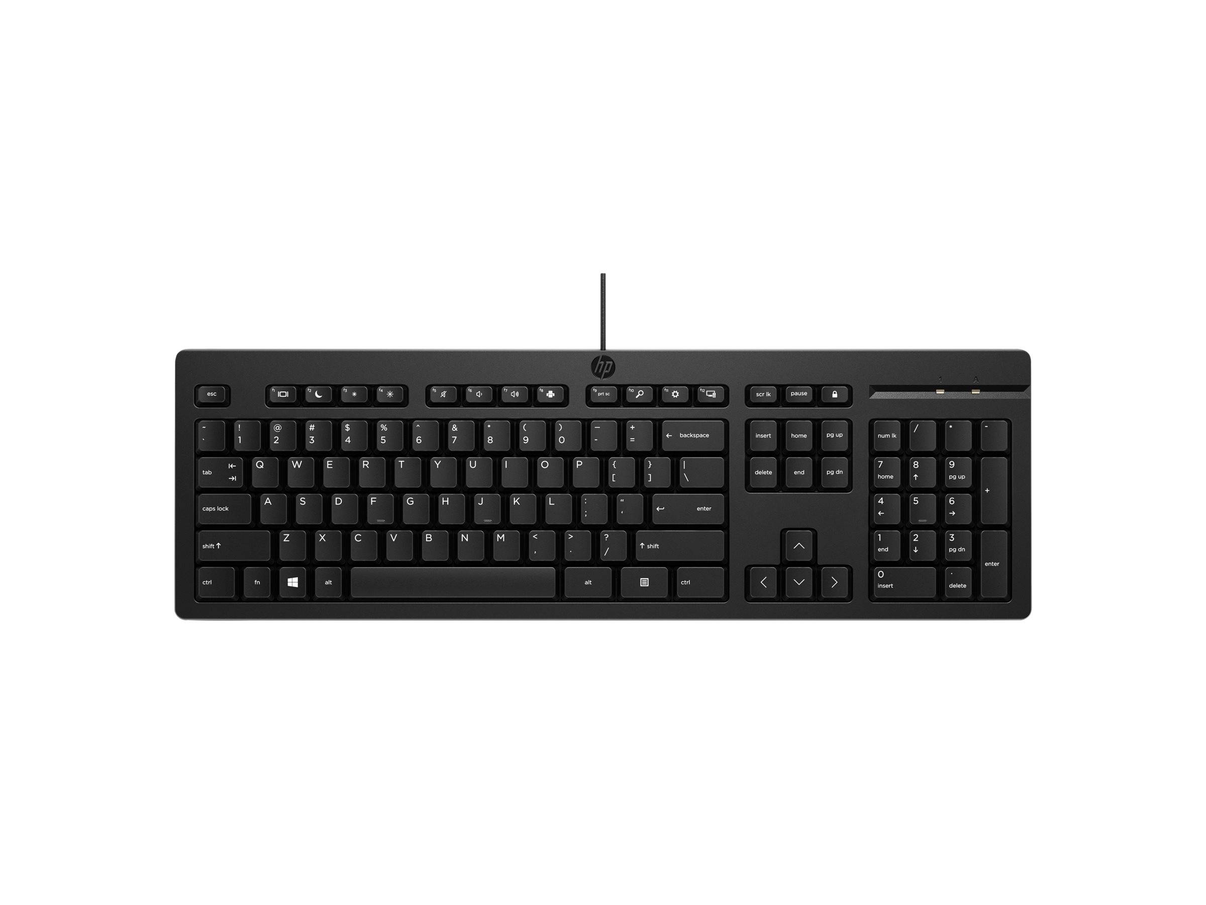 HP 125 G2 - Tastatur - 100% - full size - USB