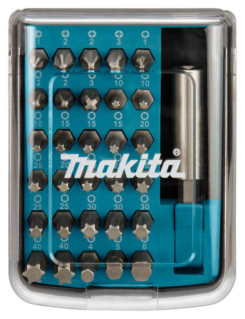 Makita D-34936, 31 Stück(e), Clutch C, Sechskant (imperial), Hex (metrisch), Mutterndreher, Phillips, Kunststoff