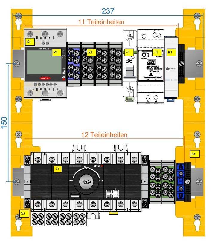 enwitec - ENWI Netzumschaltbox Fronius 10016117 3PH_FRO_MTS-AP-3PH_FRT_1.0