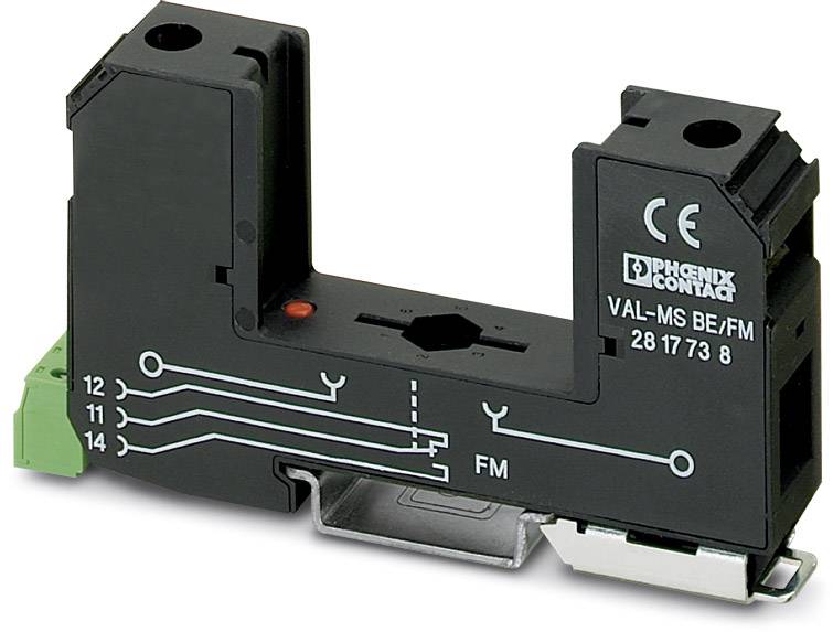 Phoenix Contact 2817738 VAL-MS BE/FM Überspannungsschutz-Sockel 10er Set Überspannungsschutz für: Verteilerschrank 10St.