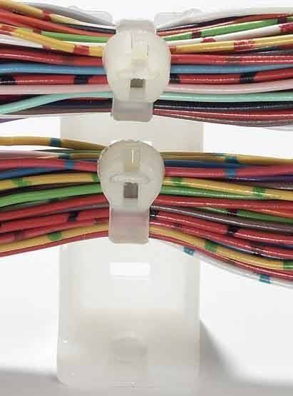 ABB TC1112 Befestigungssockel, Kabelleisten, für Kabelbinderbreite bis zu 7.6 mm