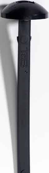 ABB TY41M Kabelbinder mit Stahlnase, Blindmontage, 244x5.7mm, schwarz, UV PA 6.6