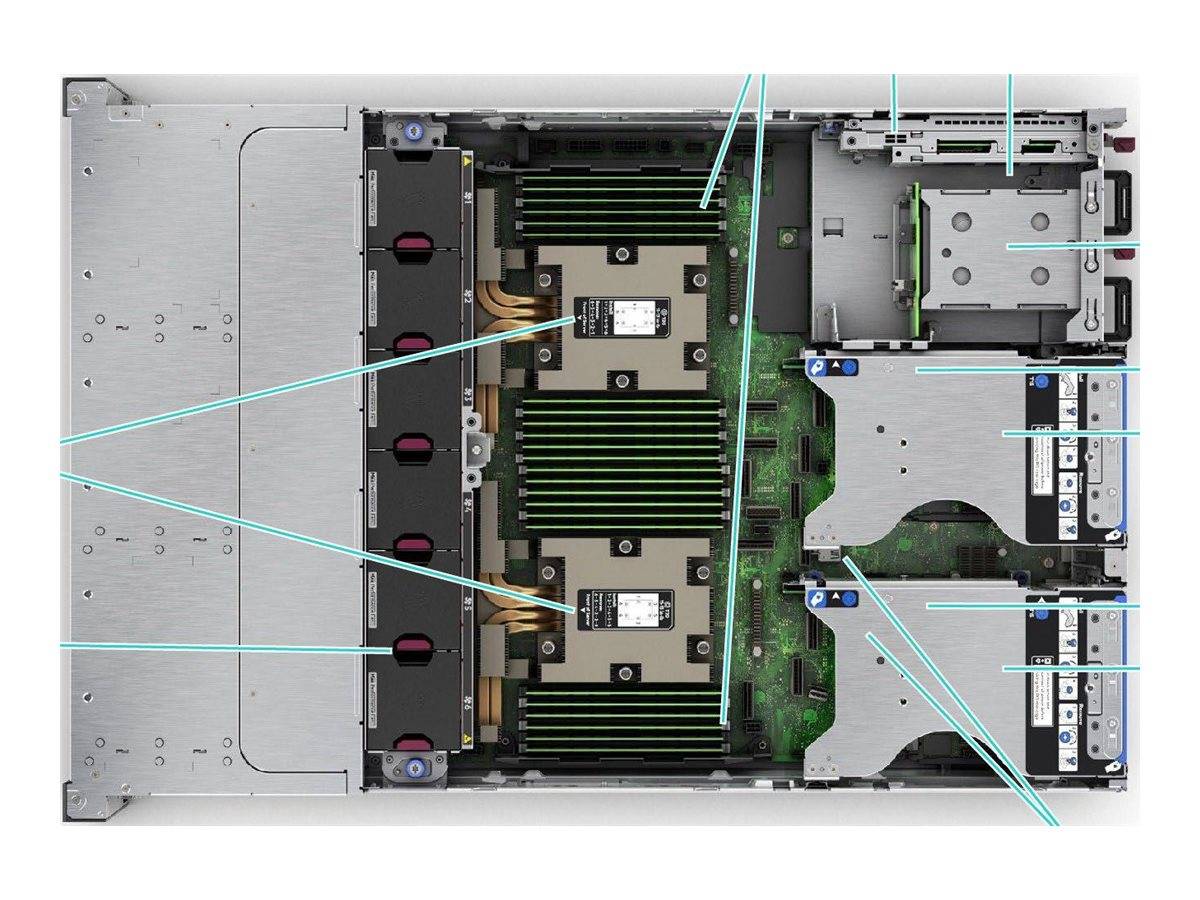 HPE ProLiant DL385 Gen11 9015 Server AMD EPYC 3,6 GHz 64 GB 1.000 W 2 HE