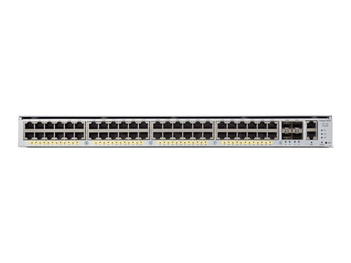 Cisco Catalyst 4948E - Switch - managed - 48 x 10/100/1000 + 4 x SFP+ - Refurbished