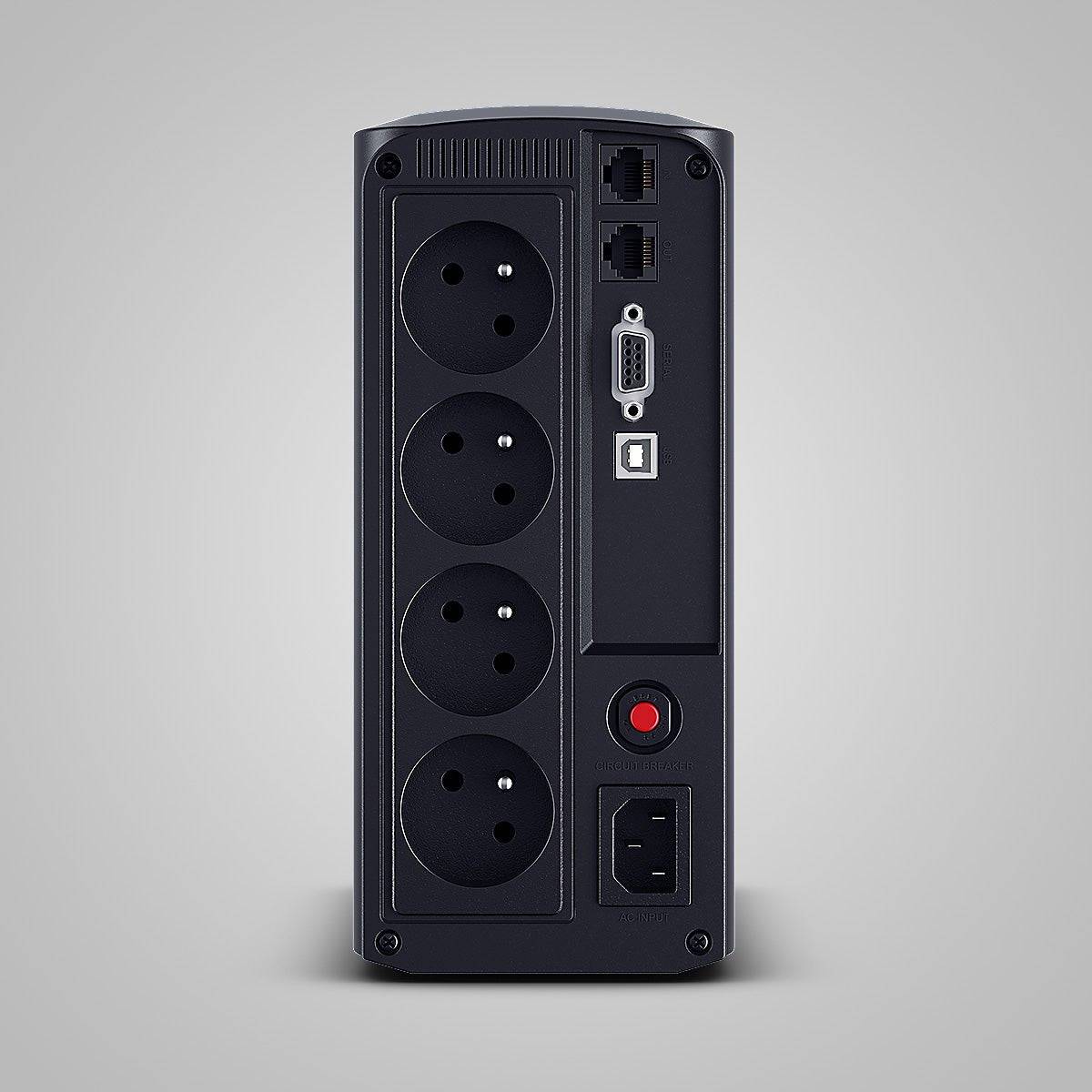 CyberPower Systems CyberPower Tracer III VP700ELCD-FR, Line-Interaktiv, 0,7 kVA, 390 W, Sine, 167 V, 295 V - Refurbished