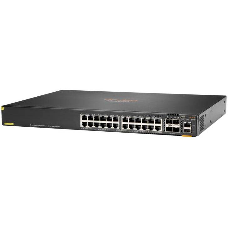 HPE Aruba Networking CX 6200F 24G Class 4 PoE 4SFP 370W Switch - Switch - max. S