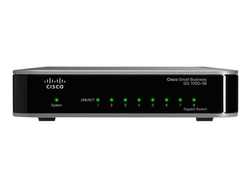 SG100D-08-EU - Cisco Small Business SG 100D-08 Switch, unmanaged