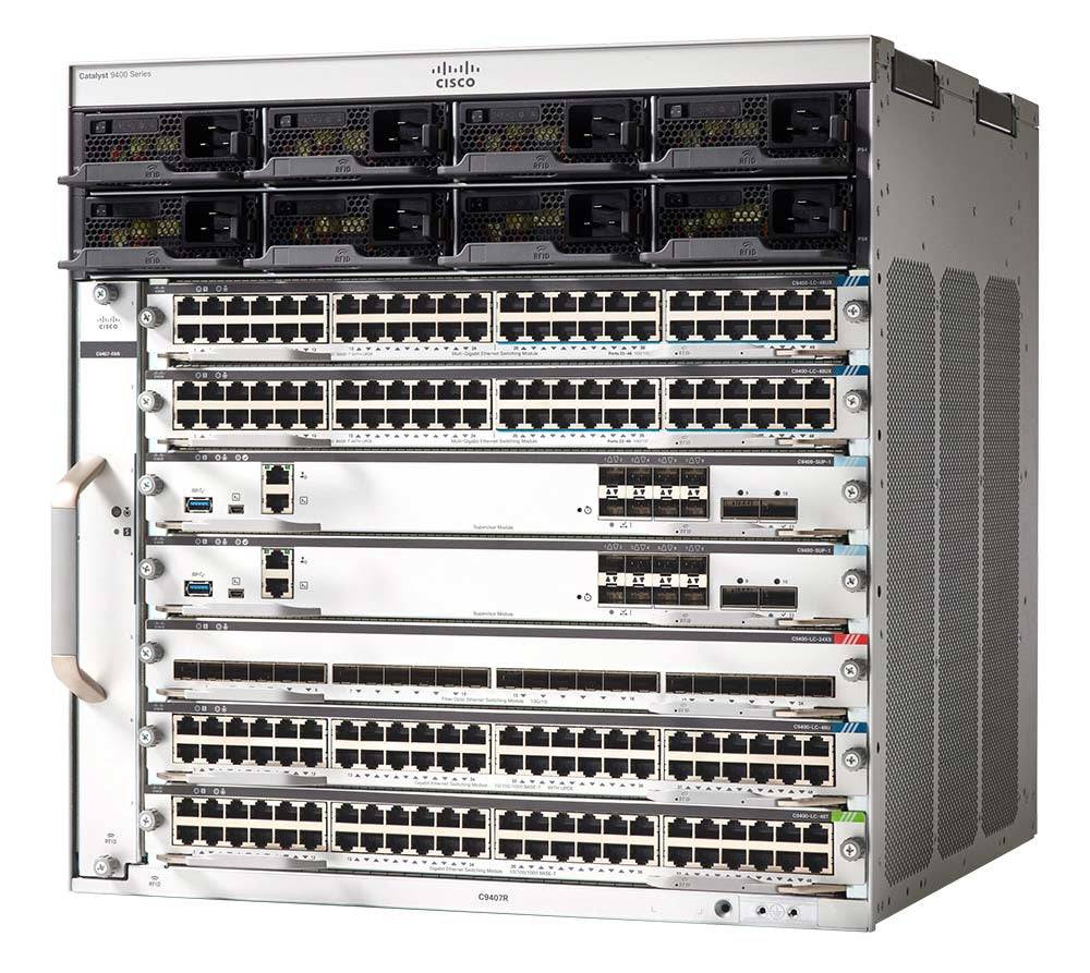C9407R-96U-BNDL-A - Cisco Catalyst 9400 Series Line Card, 48x 10/100/1000, UPOE (60 W)