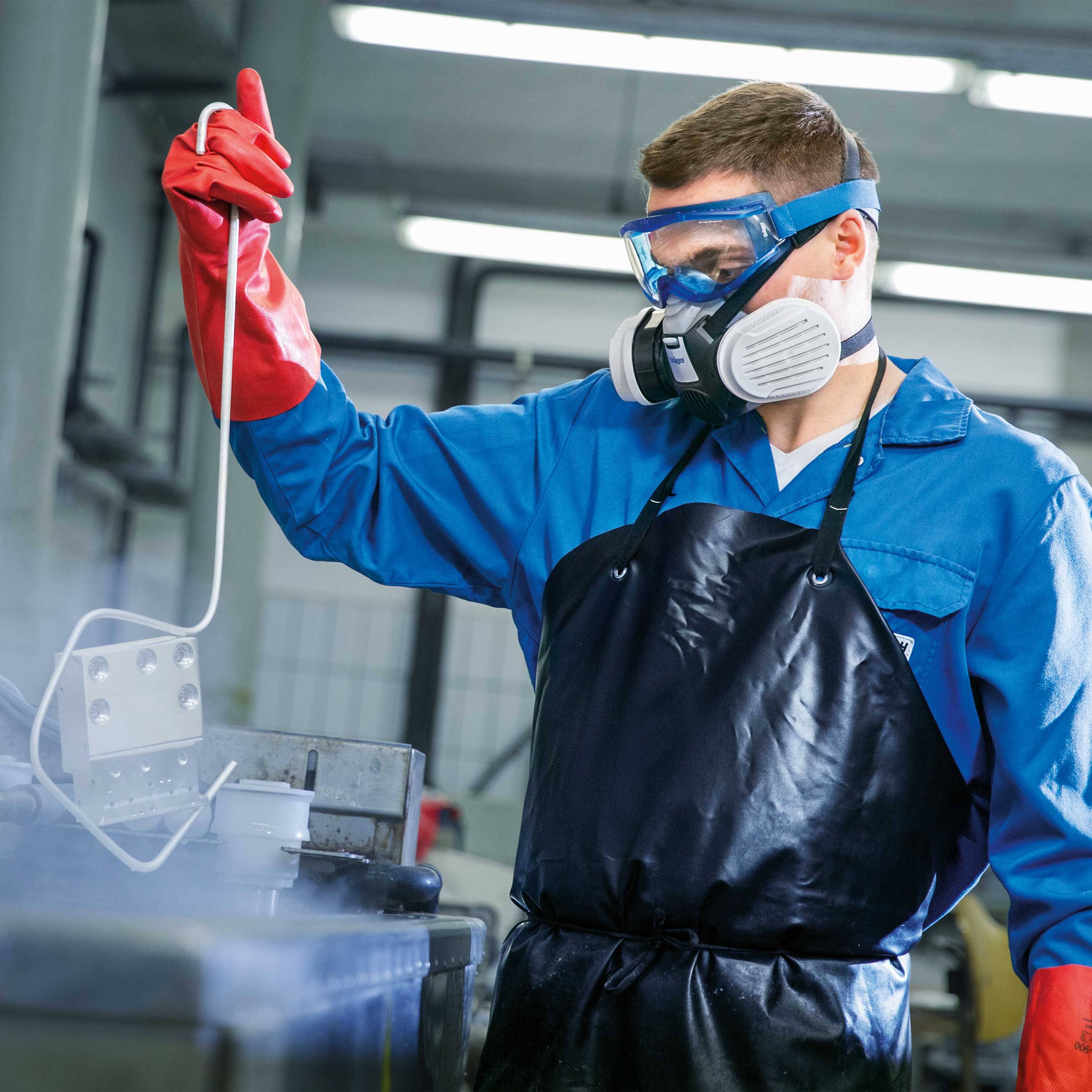 Halbmaske X-plore® 3300 R57793 Größe M Typ Lackierer-Set Material Soft-TPE Scheibe ohne Anschluss Bajonett Inhalt 1 X-pl