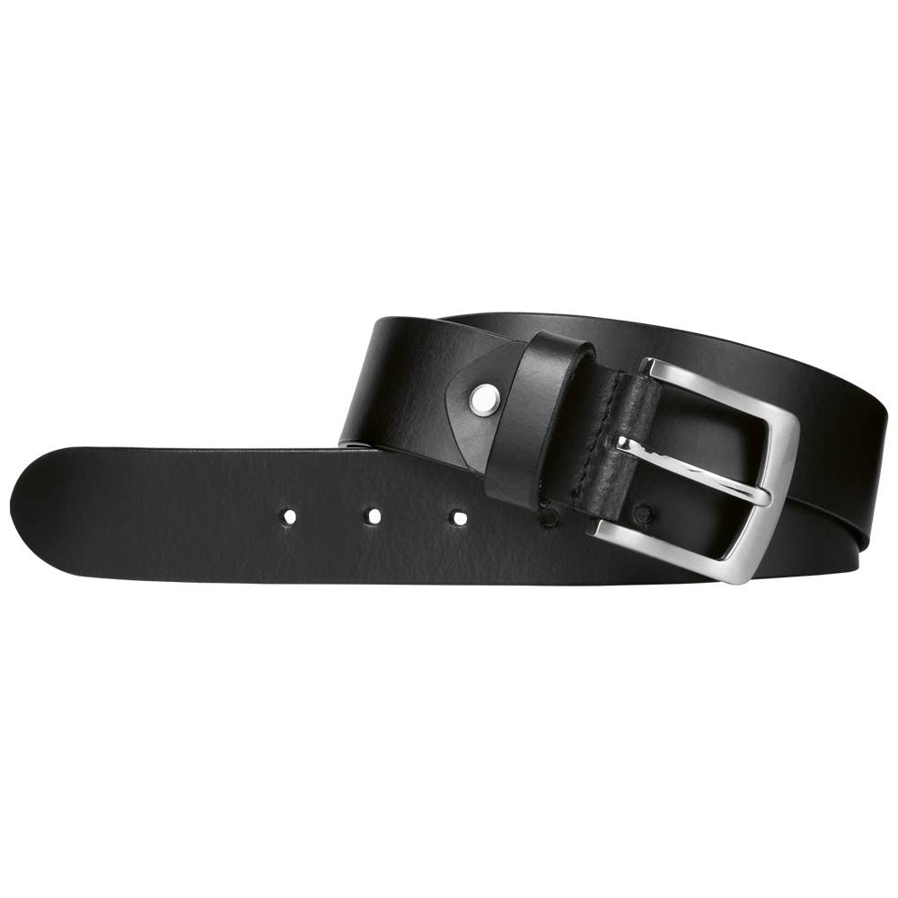 Gr .Länge: 125 cm *PELLE* LEDERGÜRTEL schwarz *PELLE* LEATHER BELT