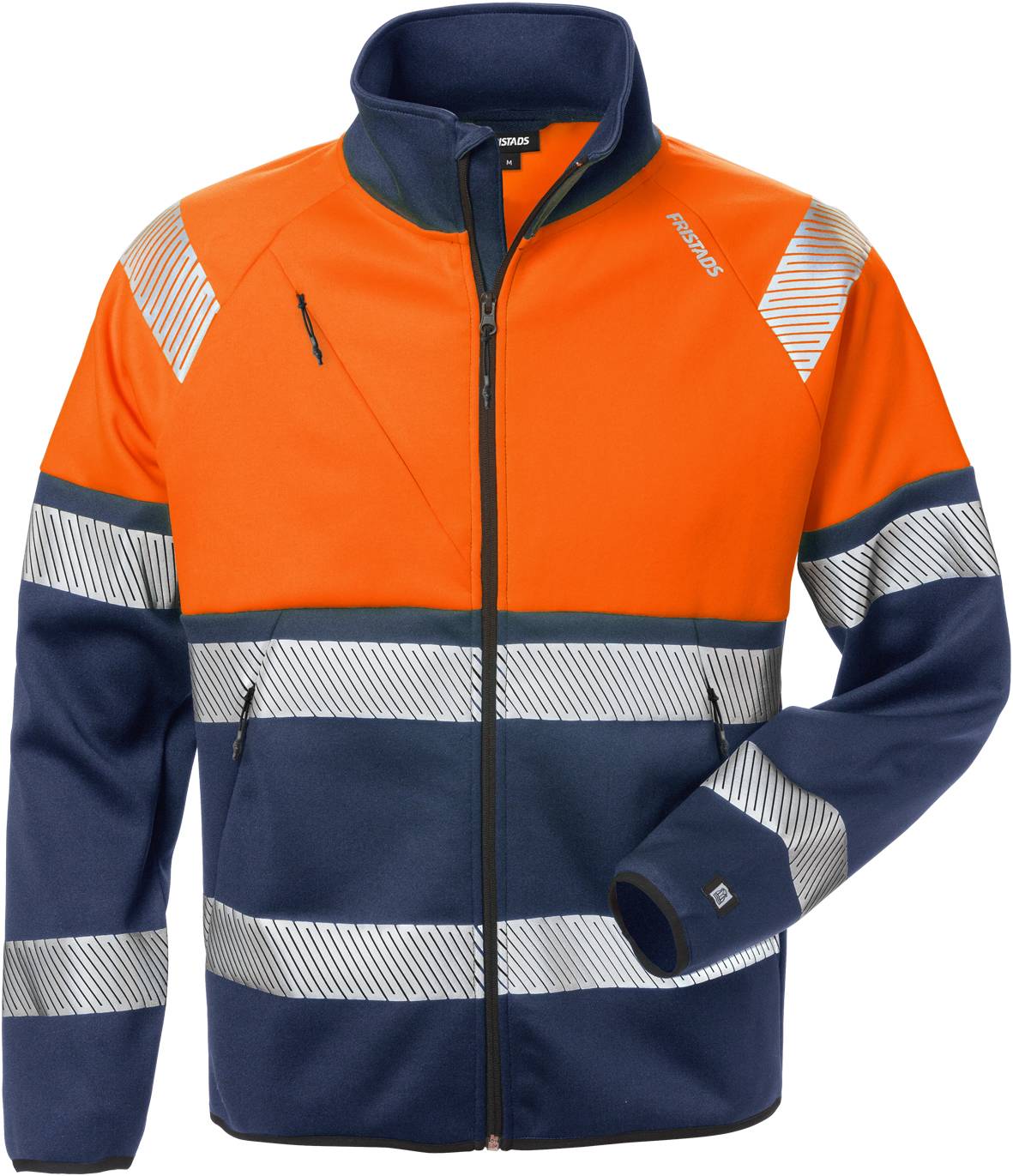 Hi-Vis Sweatjacke 129509-271 Gr. 2XL orange/marine, 100% Polyester ca. 250 g/m²