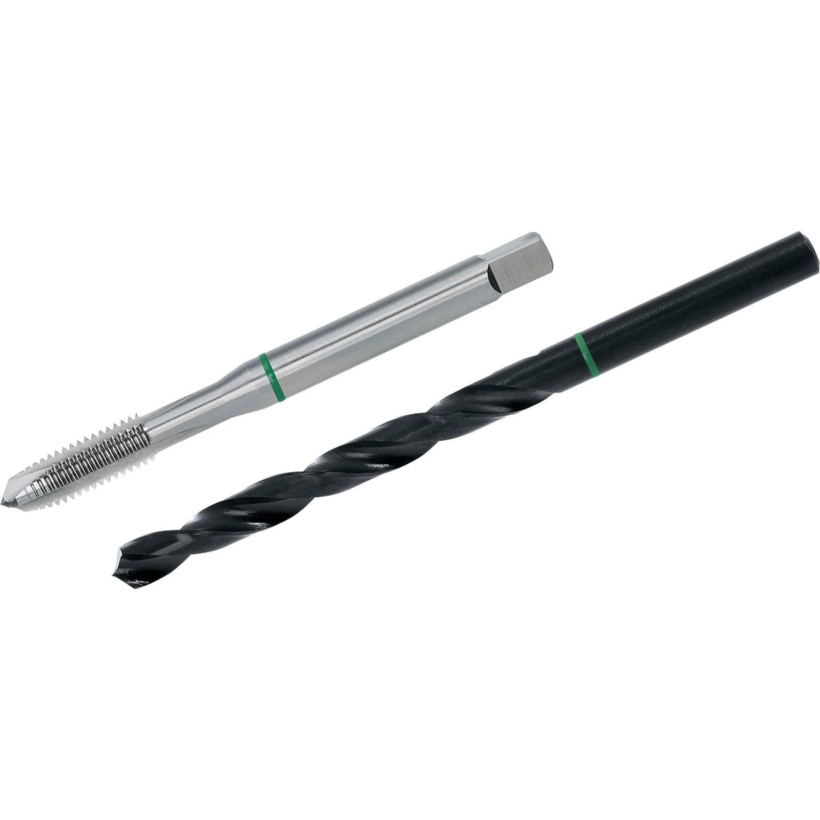 GRÜNRING TwinBox Maschinengewindebohrer + Spiralbohrer, M, DIN 371, HSS-E, M 4 x 0.7 