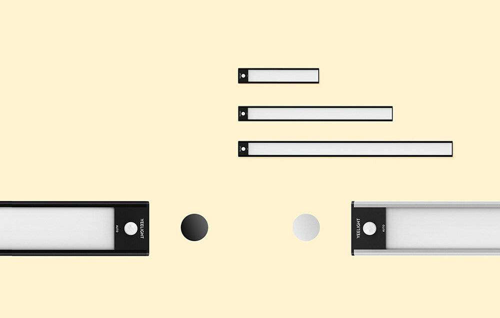 Yeelight Schrankleuchte Silber 20cm 2700K