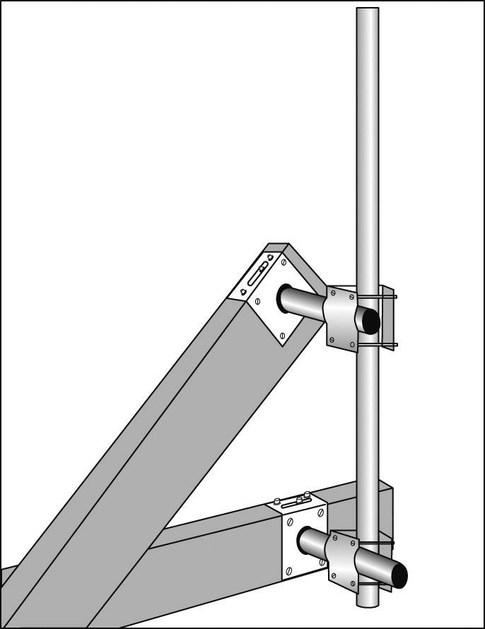 A.S. SAT 51020 Masthalterung Passend für Mast-Ø (max.): 60 mm