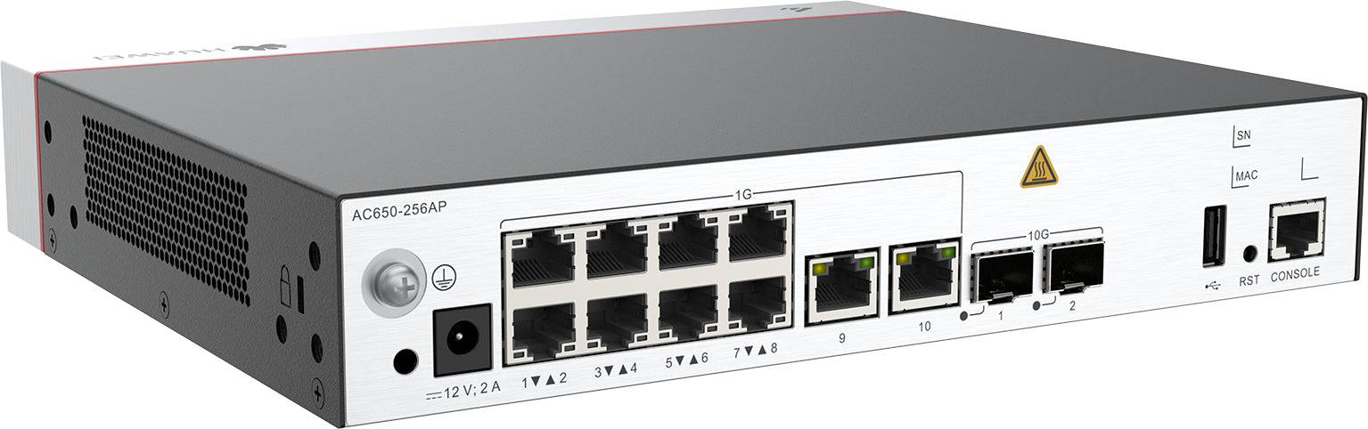 Huawei NetEngine AC650-256AP - Router - 10-Port-Switch - 10 GigE - WAN-Ports: 2