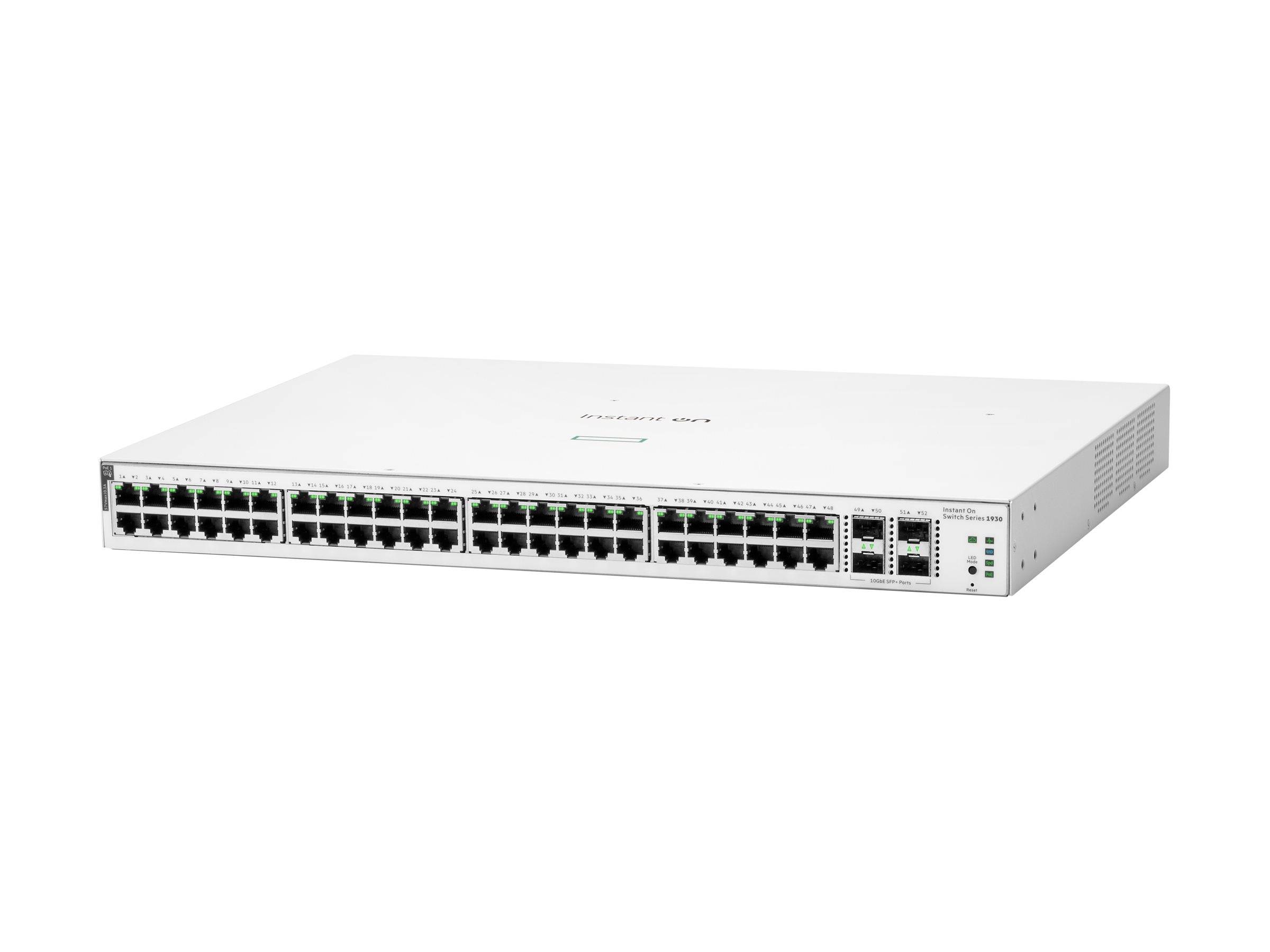 HP Switch 1000Mbit, 48xTP, 1930-48G-Class4-PoE-4SFP/SFP+-370W