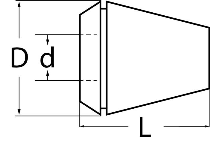 Spannzange Typ ER 40/472 E Spann-D.6mm TECWERK