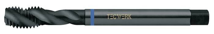 Maschinengewindebohrer DIN 376C VA M12x1,75mm HSS-Co nitr.u.vapor.6H TECWERK
